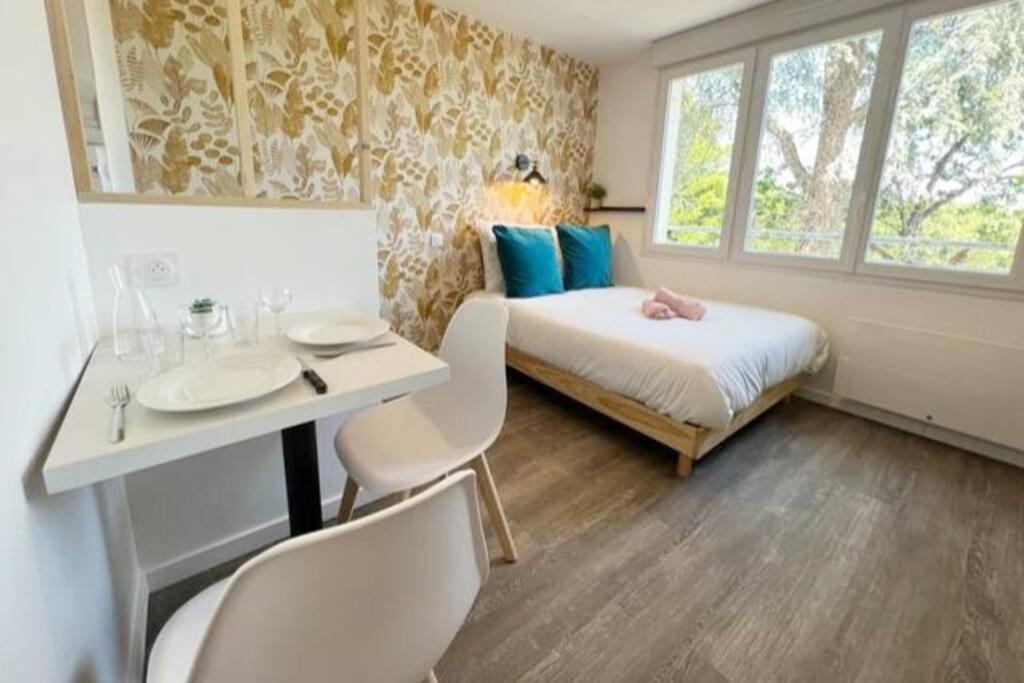 Suite Le Studio Mangue - Cosy & Vue Sur Le Jardin - Plages A Proximite Saint-Nazaire  Eksteriør bilde