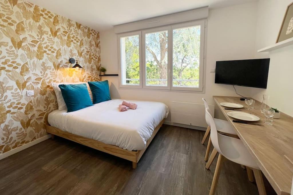 Suite Le Studio Mangue - Cosy & Vue Sur Le Jardin - Plages A Proximite Saint-Nazaire  Eksteriør bilde